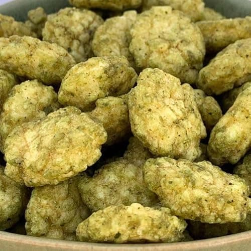 NULTHY - Crackers de Riz au Curry Vert - Texture Croustillante - Snack à Tout Moment de la Journée -1KG