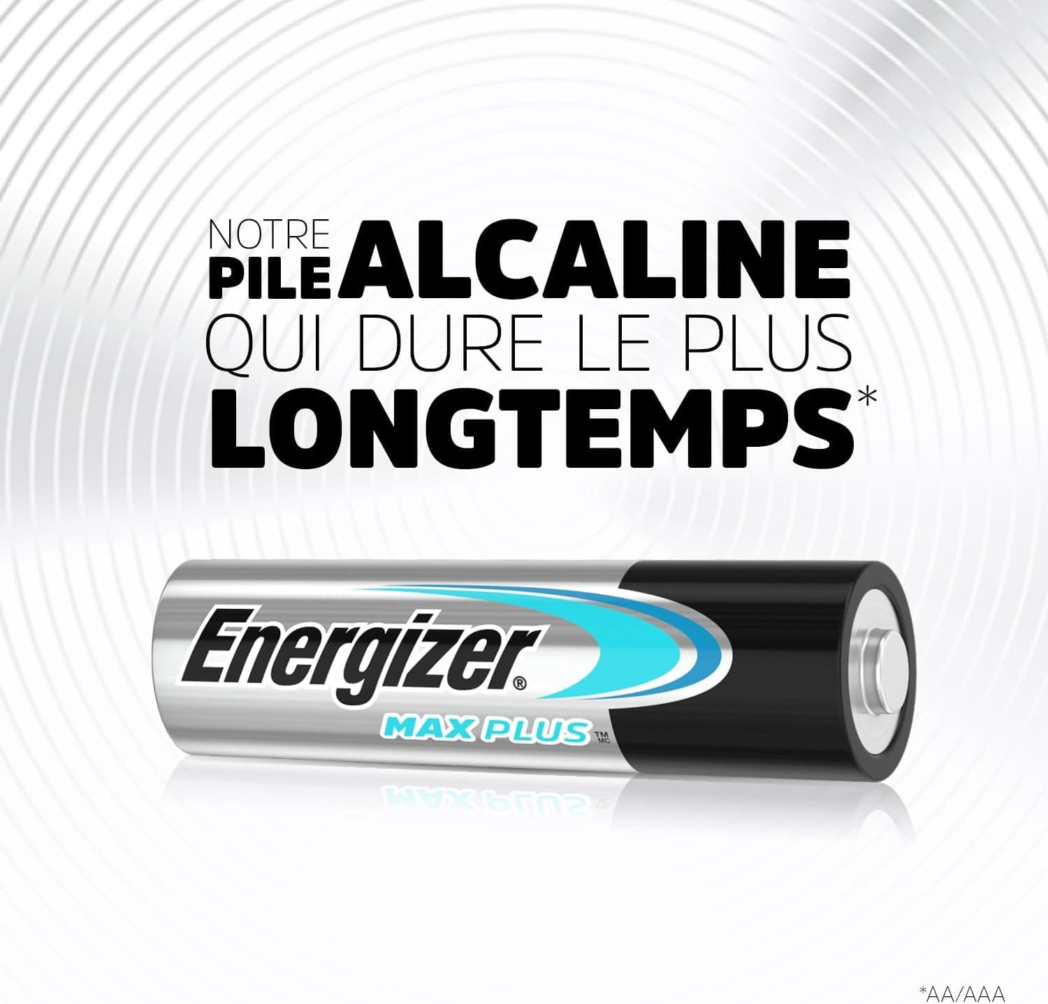Piles alcalines AA Energizer Max Plus, Pack de X