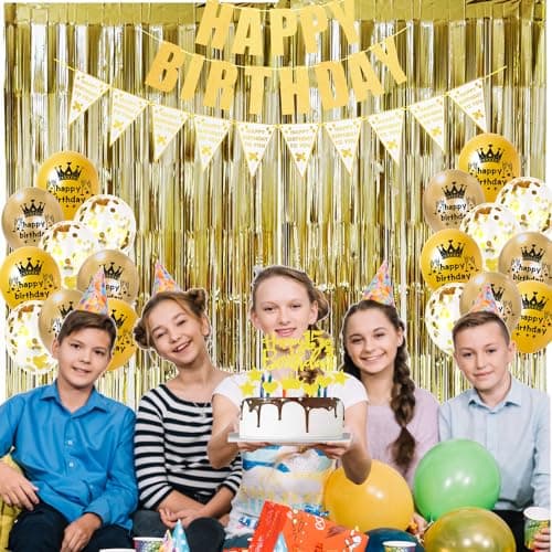 Or 15 ans anniversaire Rideau Métallique,Ballon 15 ans anniversaire décoration,Champagne or 15 ans fête décoration,Ballons or 15 ans fille garçon, 15 ans décoration anniversaire or 15 ans Ballons