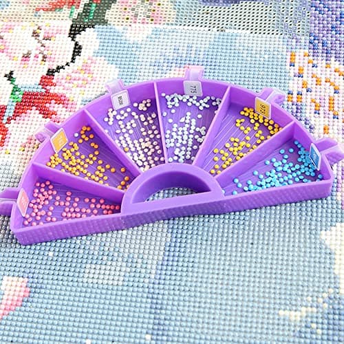 JAWSEU Autocollants de Numéro de Couleur, Étiquettes de Peinture Au Diamant avec Numéros Diamond Painting Accessoires Pastille de Couleur Autocollant pour Boîte de Rangement Diamant