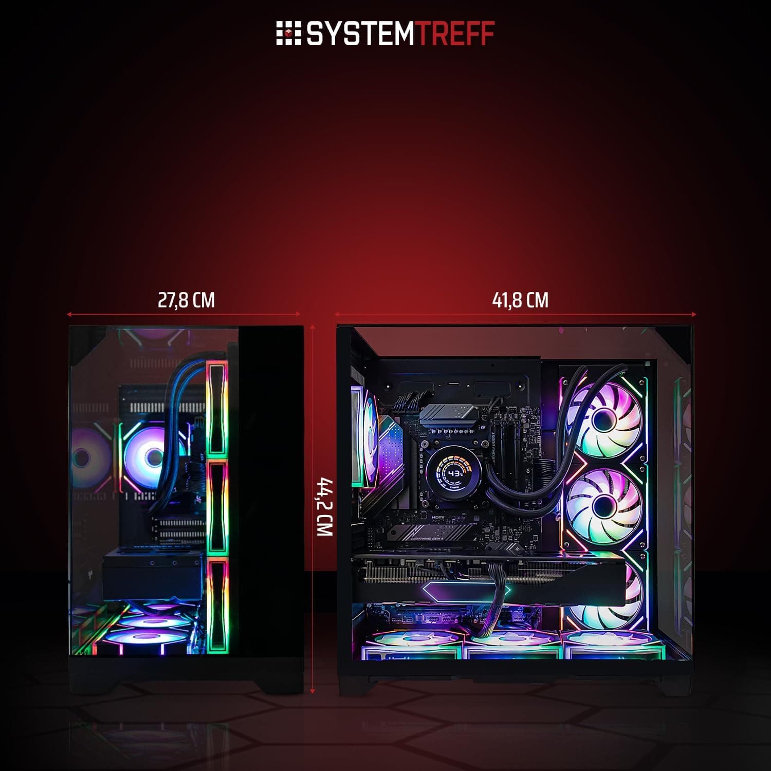 SYSTEMTREFF PC Gamer High-End - AMD Ryzen 7 9800X3D - RTX 5080 16Go
