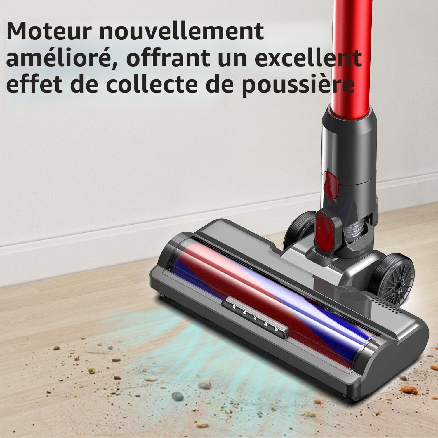 Brosse avec rouleau doux pour Dyson V7 V8 V10 V11 V15