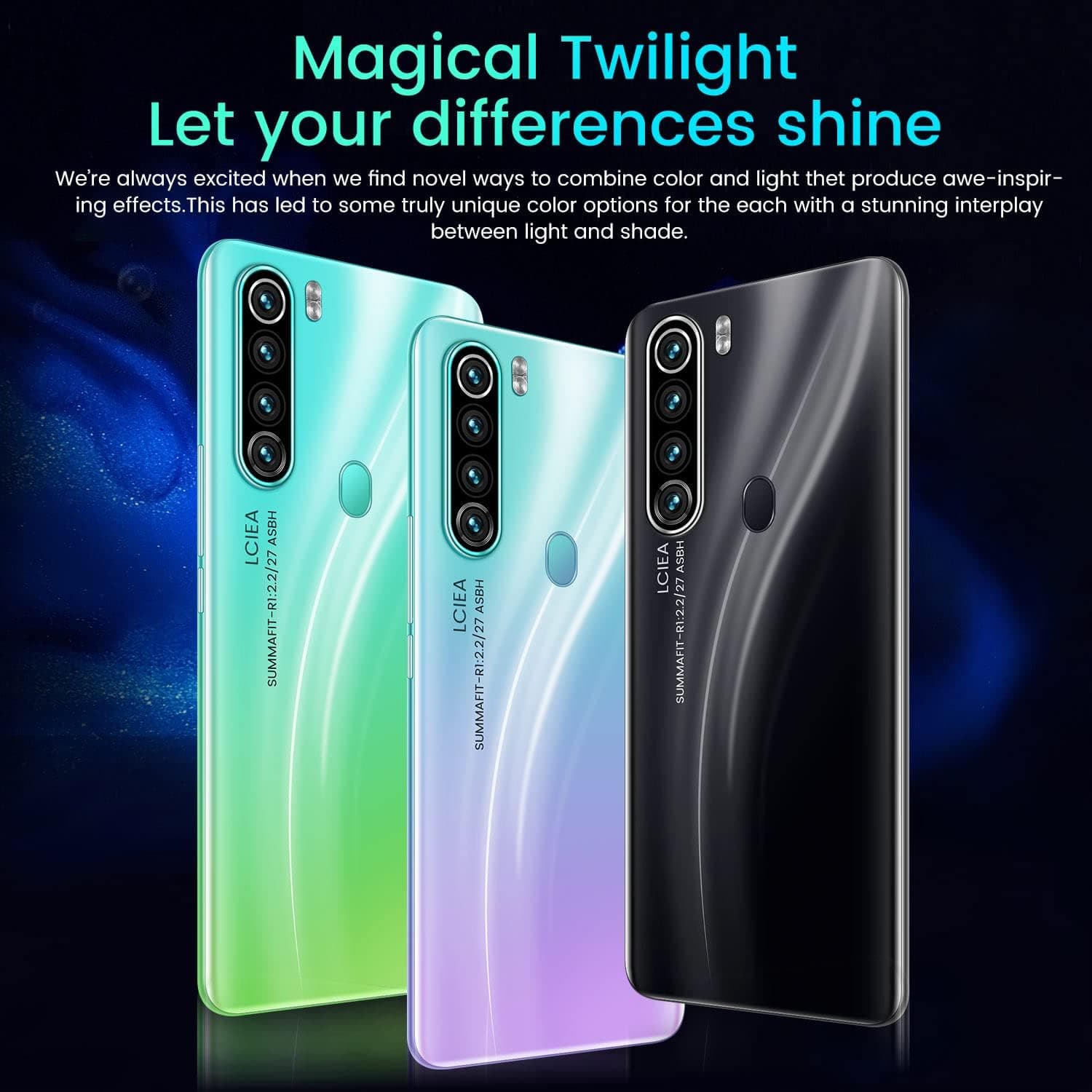 M80Pro Smartphone, écran 5.0”, Android OS, Téléphone Portable à Double SIM, 16 Go ROM, Double Caméra, Bluetooth, GPS, Wi-FI (M80Pro-Green)