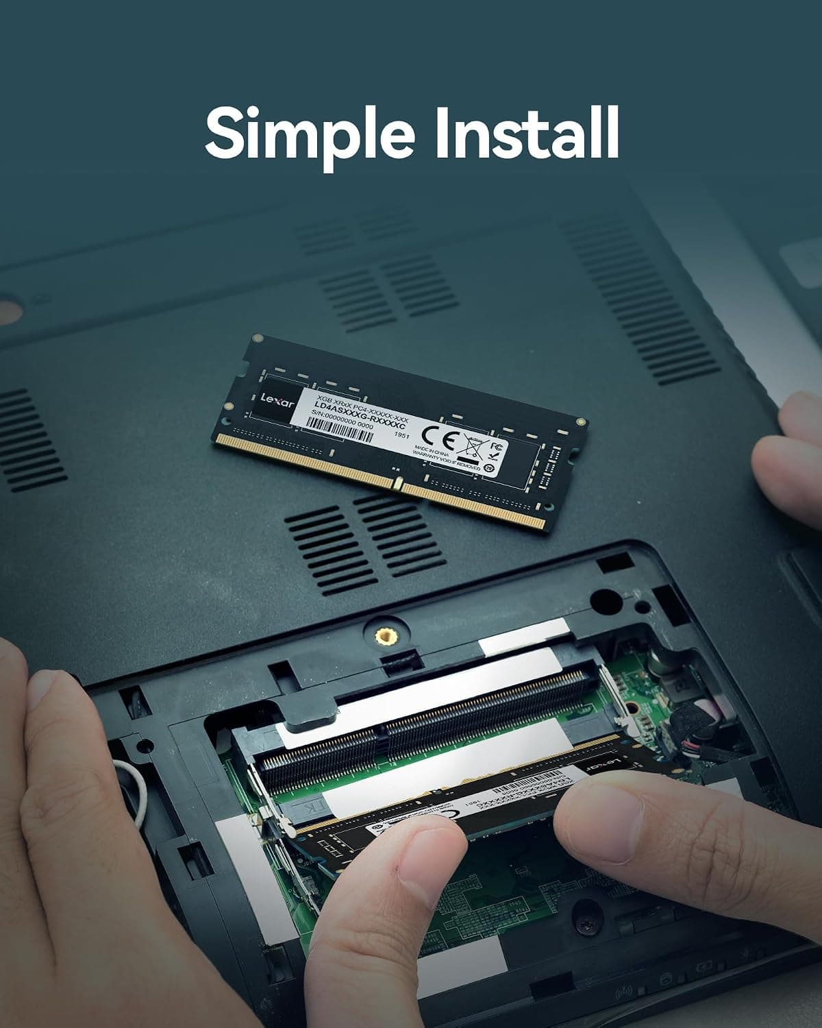 Lexar SODIMM RAM DDR4 8Go, 3200 MHz