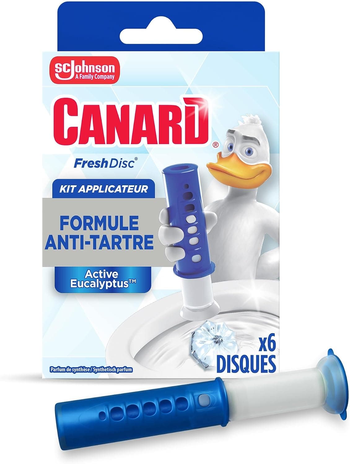 Canard Fresh Disc Active Eucalyptus Kit Applicateur 6 Disques