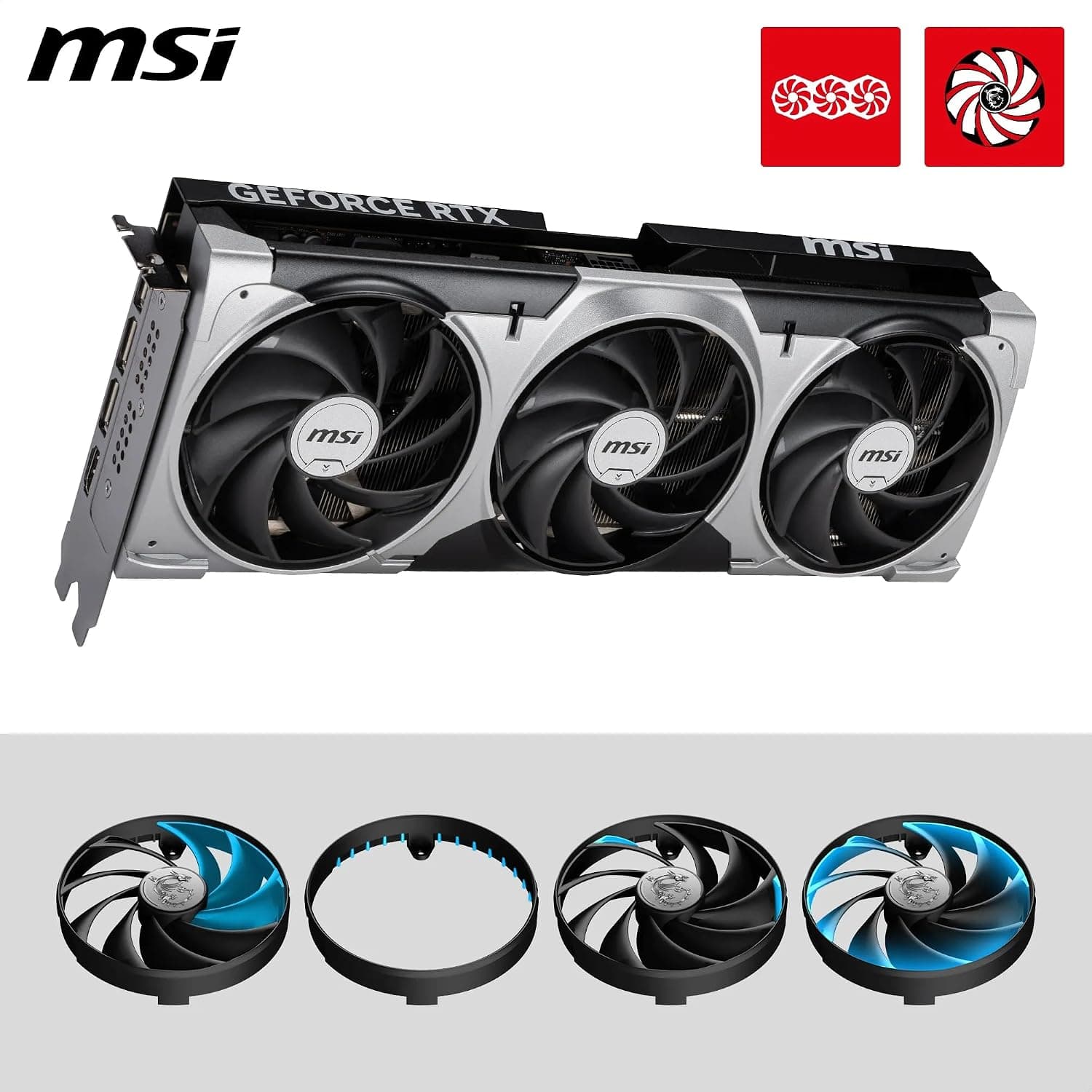MSI NVIDIA GeForce RTX 5080 16G Ventus 3X OC Carte Graphique