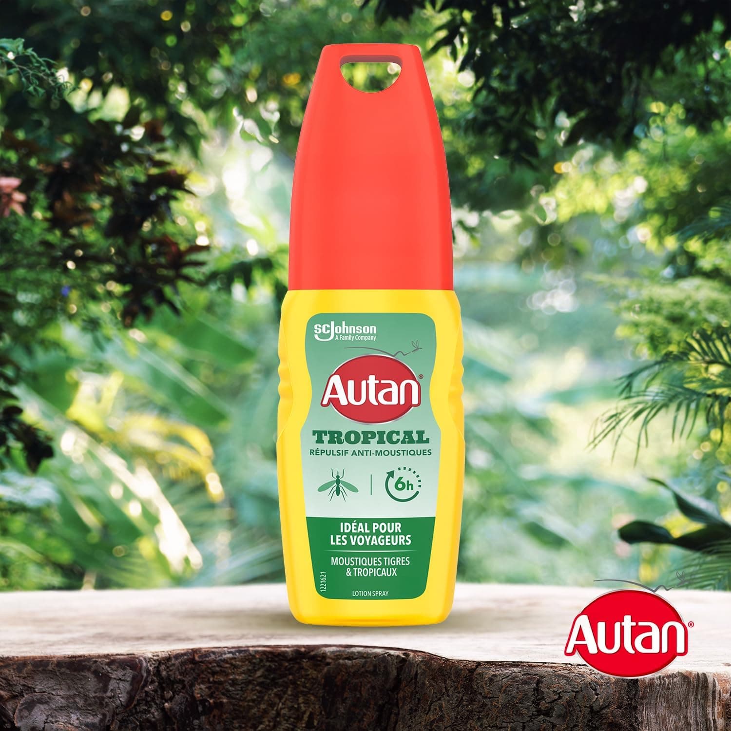 Autan Tropical Répulsif Anti-Moustiques Tigres & Tropicaux Spray 100 ml