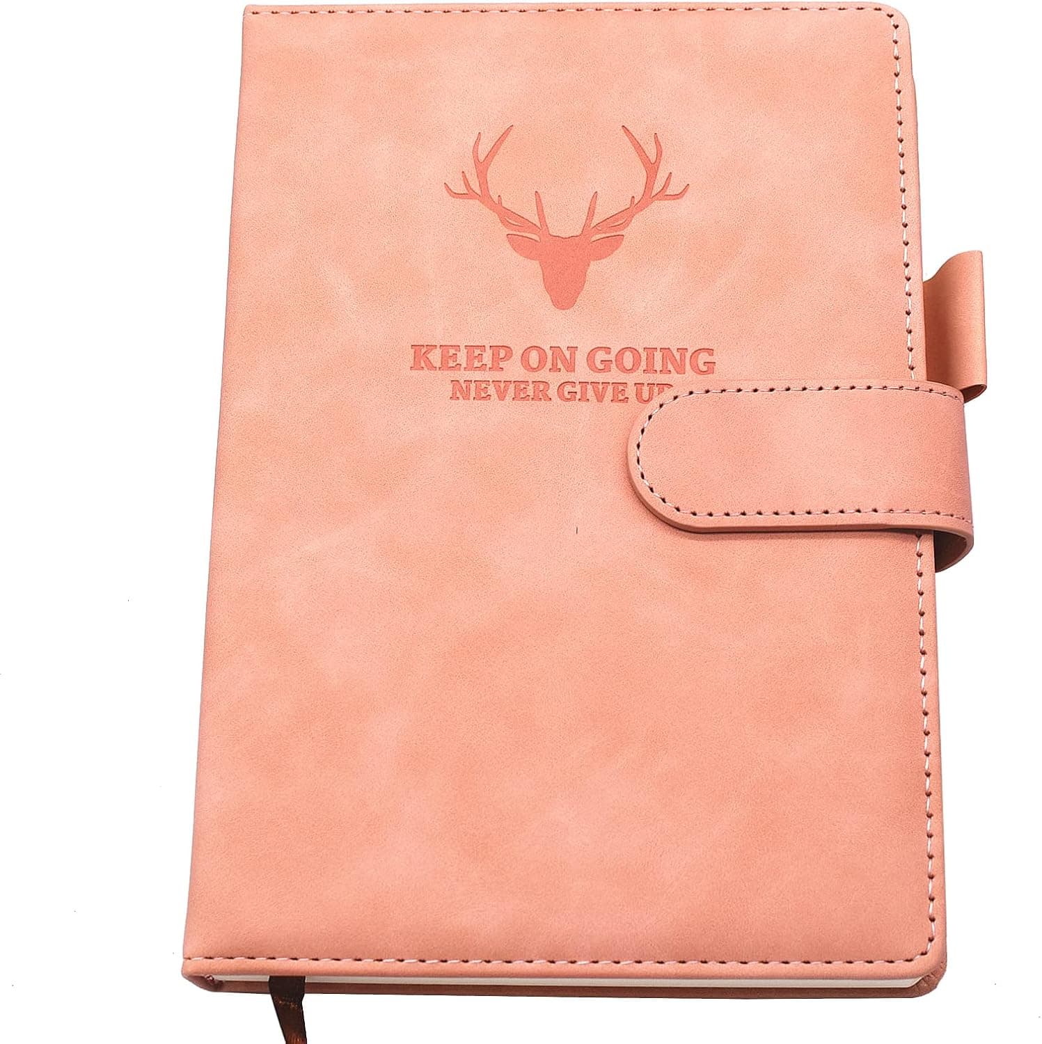 Earning Power Carnet de Notes Classique Papier à Rayures - Journal Couverture Rigide, 8,3 "× 5,7", 360 pages,Parfait pour le bureau Accueil École Rédaction professionnelle et prise de notes(Rose)