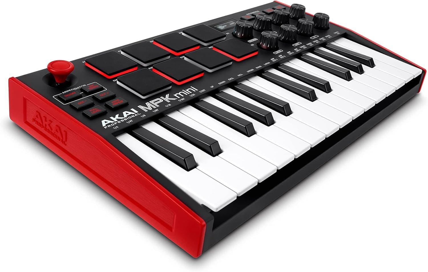 Akai Professional MPK Mini MK3 Clavier MIDI USB 25 Touches | Touches Mini Sensibles à la Vélocité, 8 Pads MPC, 8 Boutons, Logiciels Inclus, pour Beatmakers, Producteurs et Home Studio