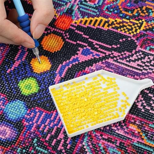 JLANEZI Perles scintillantes pour diamant peinture Art perles de rechange pierres de forage broderie diamant (3000 pièces)
