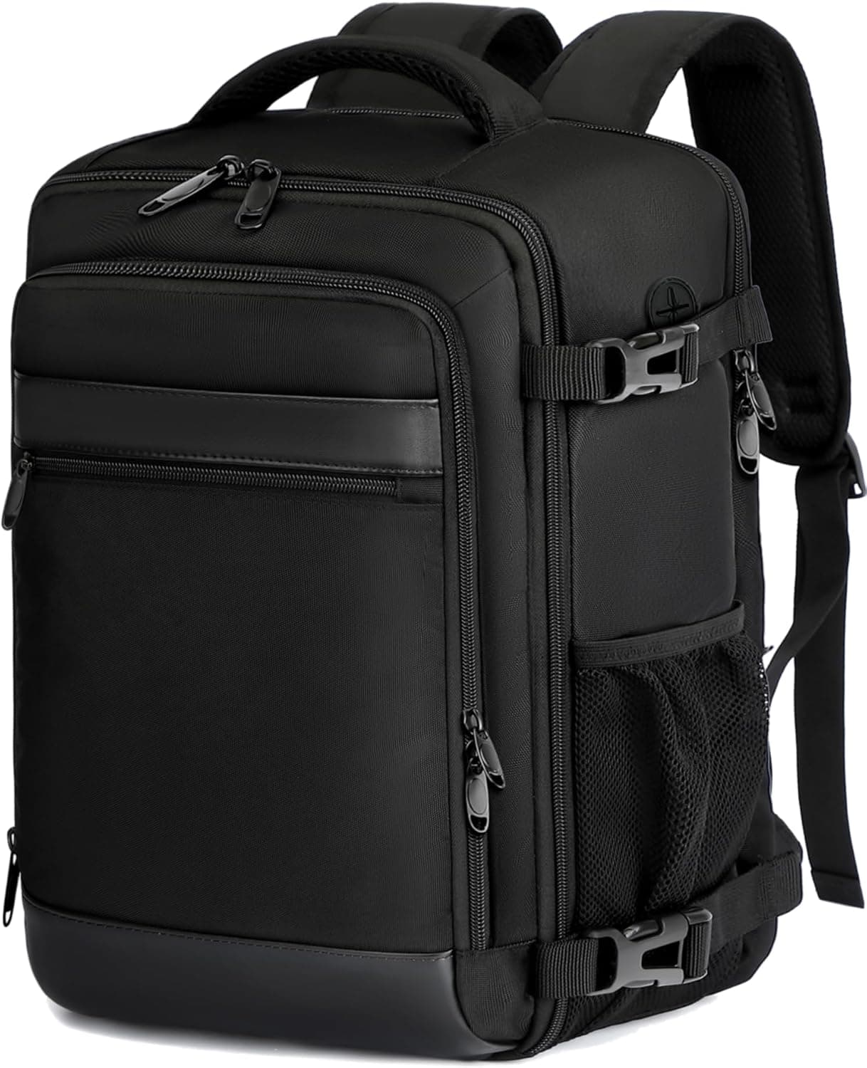 KLOSTAIN Sac a Dos Voyage Cabine Avion 40x20x25 Bagage Cabine pour Ryanair 20 L Femme Homme sous Siège Bagage à Main Petit Sac à Dos pour Ordinateur Portable 14 Pouces Noir