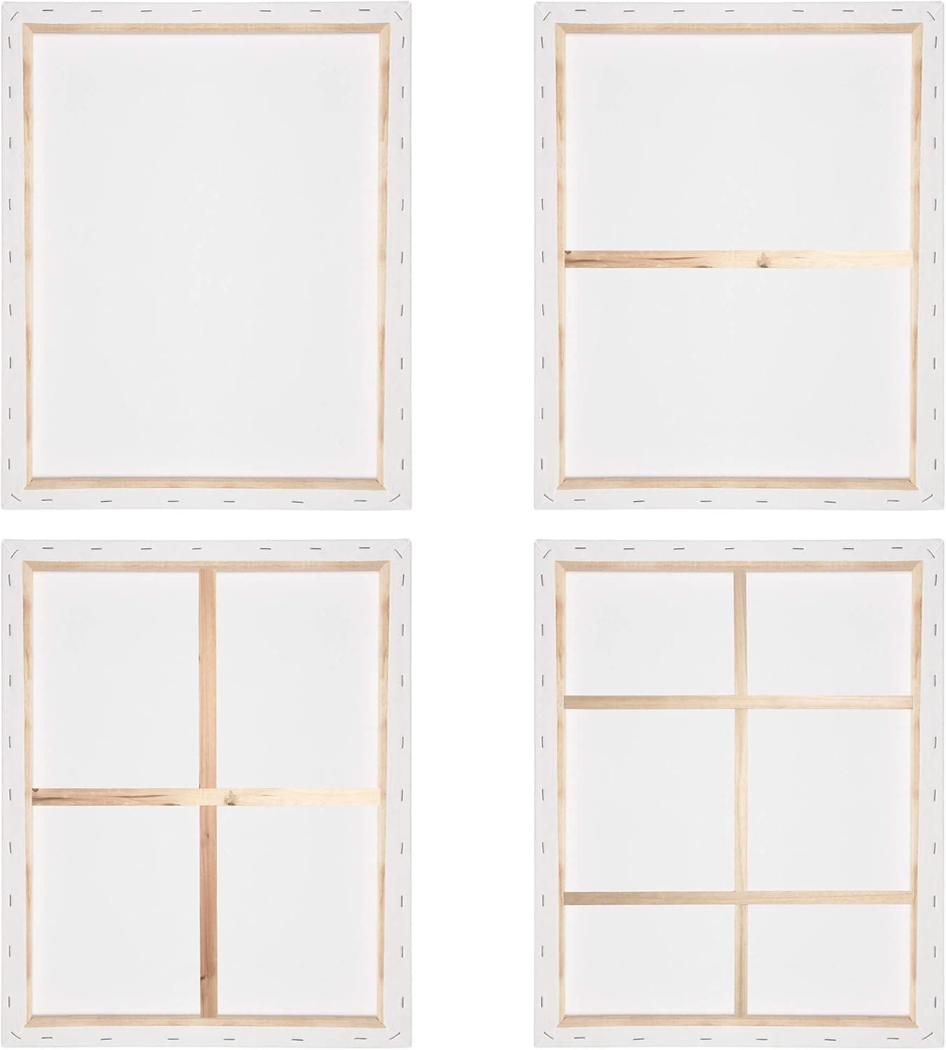 Artina lot de 2 petite toile peinture châssis bois coton à peindre canvas
