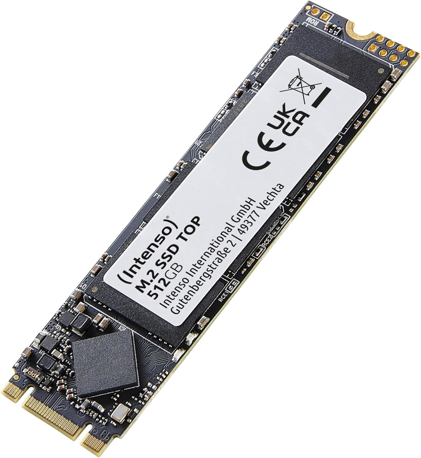 Intenso M.2 Disque SSD Interne SATA III Top, 512 GO, 550 Mo/s