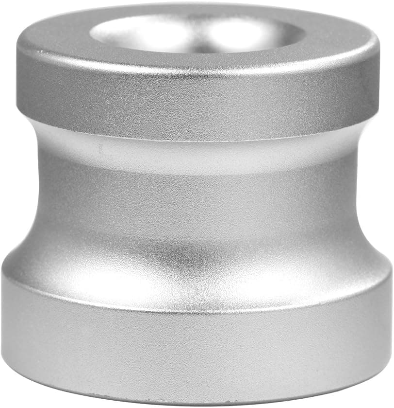 Supports de Rasage, Support Rasoir, Support de raser de Zinc Base de raser Base de raser Support de raser sécurité Stable Confortable Argenté, Cercle