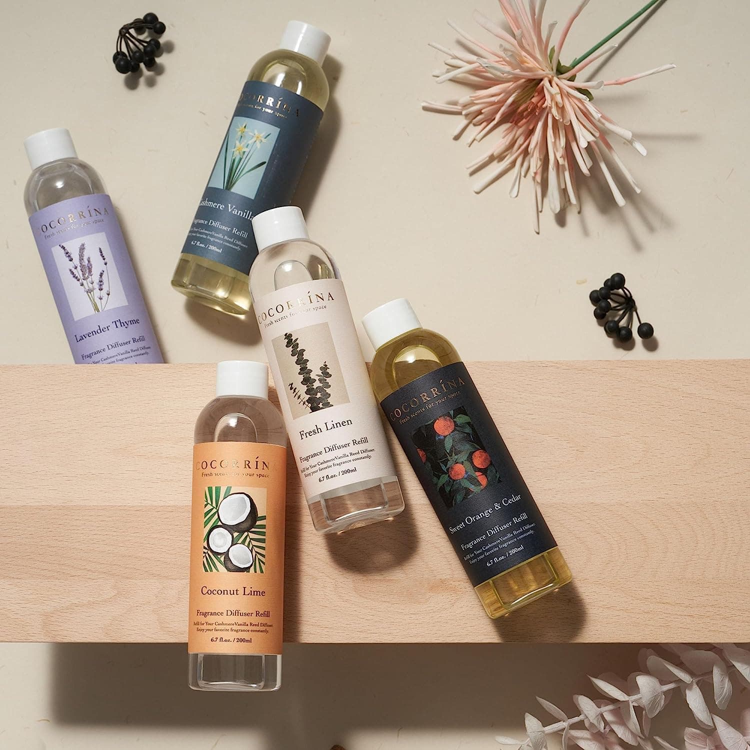 COCORRÍNA Reed Diffuser Refill - Cashmere Vanilla
