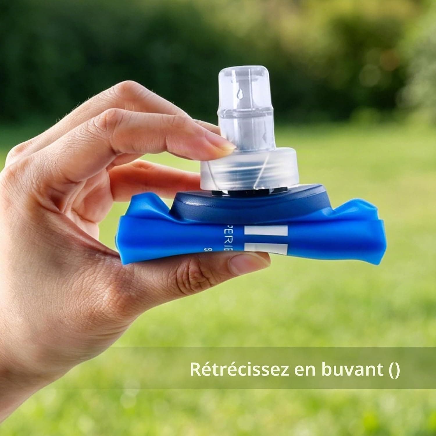 TRIWONDER Gourde Souple Pliable Running Bouteille d'eau | Flasque, Poche Hydratation, Réservoir d'eau, Sport Utilisation en Extérieur