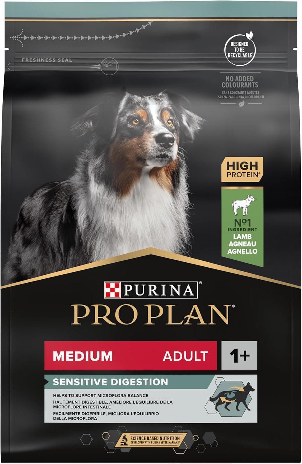 PRO PLAN Chien Medium Adult Sensitive Digestion Agneau 14KG