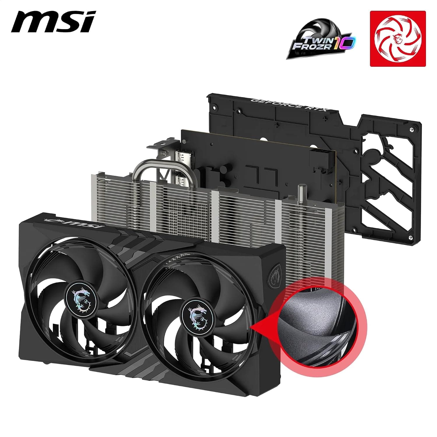 MSI NVIDIA GeForce RTX 5050 8G Gaming OC Carte Graphique