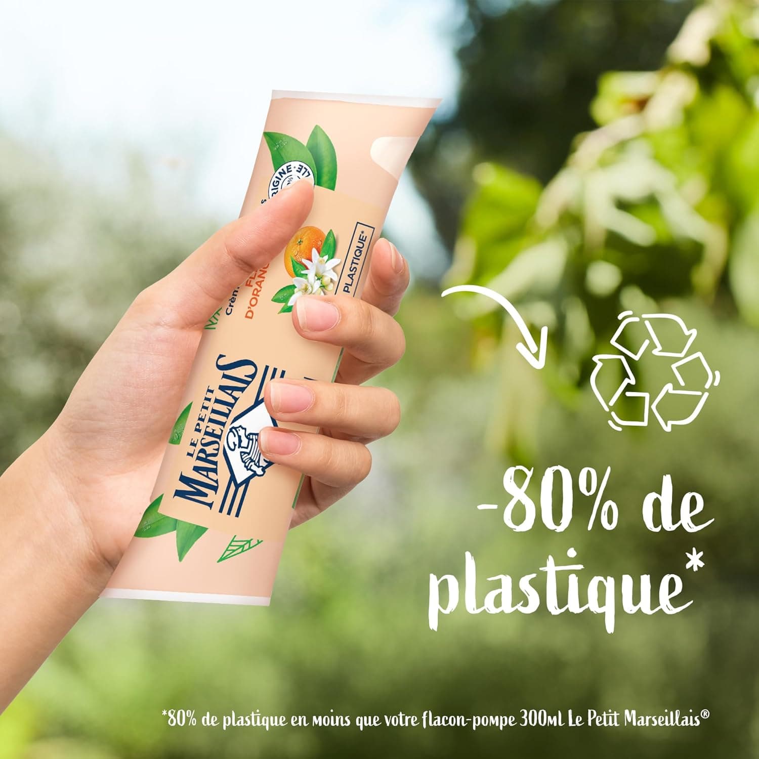 Le Petit Marseillais Recharge Crème Lavante Mains Fleur d'Oranger Bio 250ml