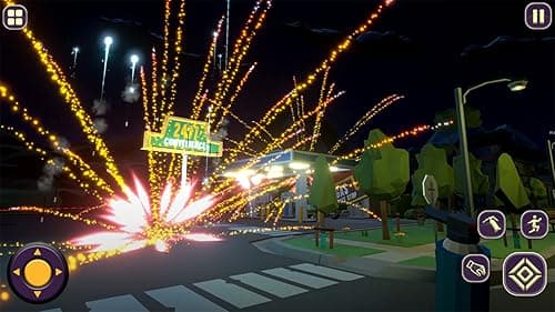 Fireworks Simulator DIY Games: Arcade Firecrackers Game