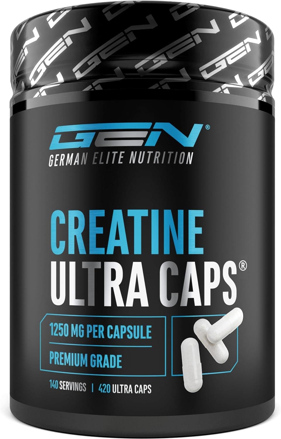GEN GERMAN ELITE NUTRITION Creatine Ultra Caps® - 420 Gélules - Haute dose