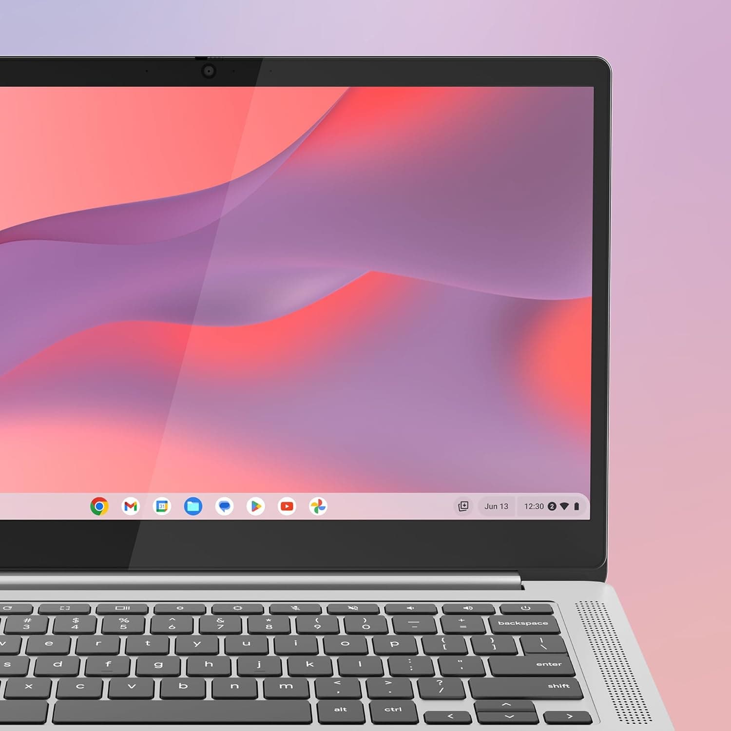 Lenovo IdeaPad Slim 3 Chromebook 14M868 - Ordinateur Portable 14'' FHD (MediaTek Kompanio 520, RAM 4Go, eMMC 64Go, Arm Mali-G52 Graphics, Chrome OS) Clavier AZERTY Français - Gris