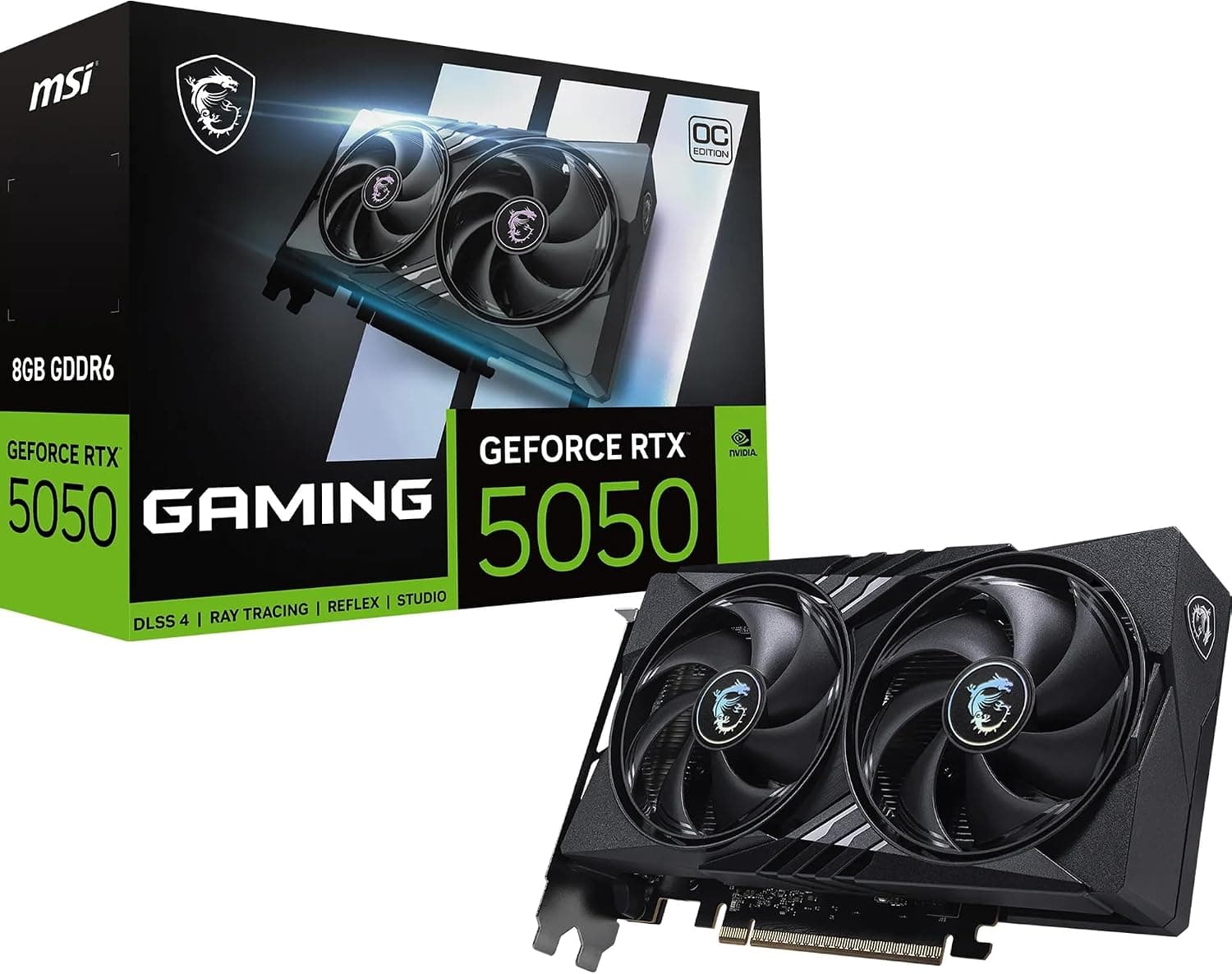 MSI NVIDIA GeForce RTX 5050 8G Gaming OC Carte Graphique