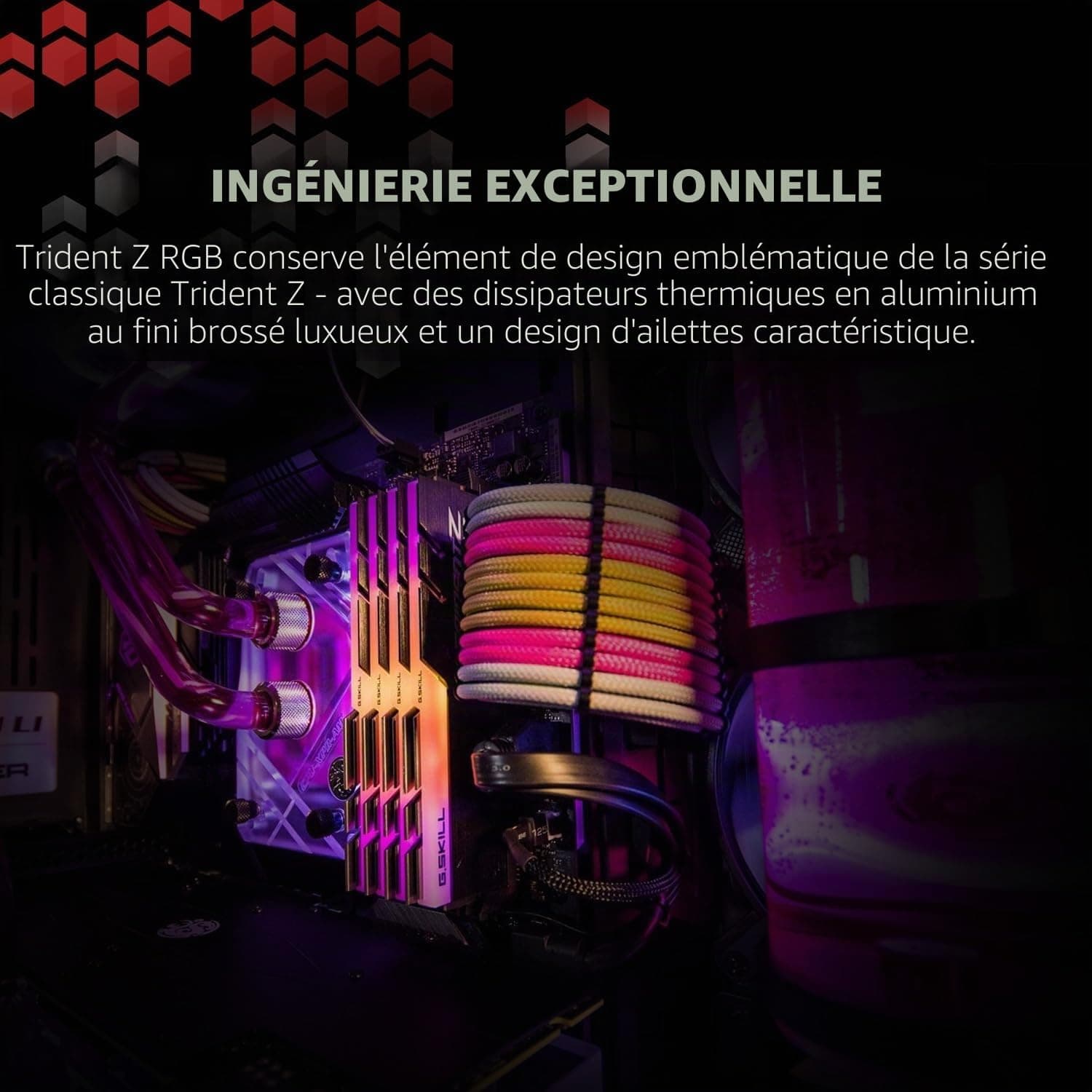G.Skill Trident Z RGB F4-3600C18D-32GTZR Module de mémoire 32 Go 2 x 16 Go DDR4 3600 MHz