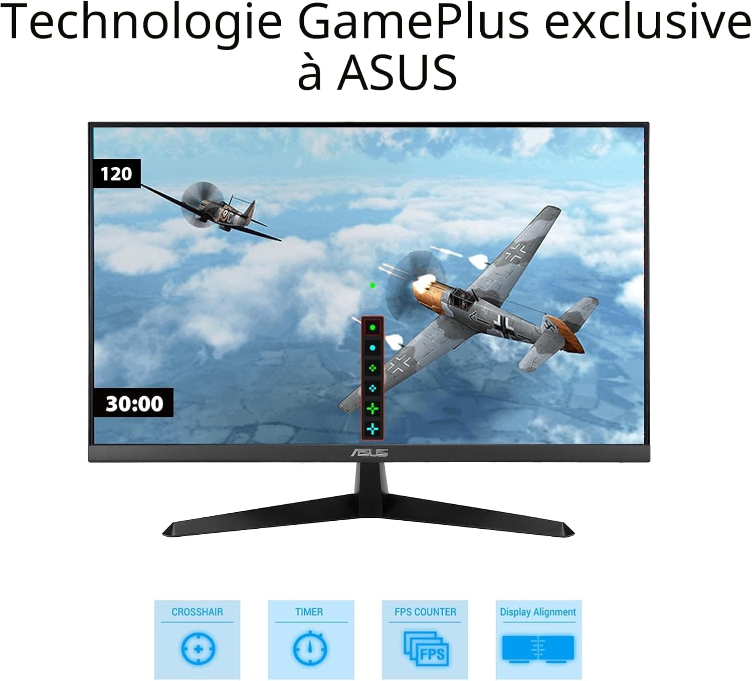 ASUS VY249HGR 24 Pouces 120Hz Écran Gamer Eye Care IPS