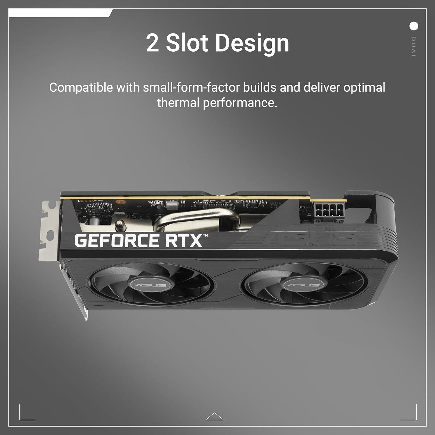 ASUS Dual GeForce RTX 5050 8GB GDDR6 OC Edition Carte Graphique Gaming