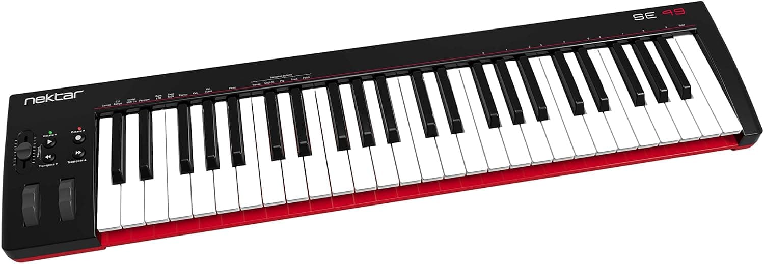 Nektar SE49 Contrôleur de clavier MIDI USB avec intégration Nektar DAW