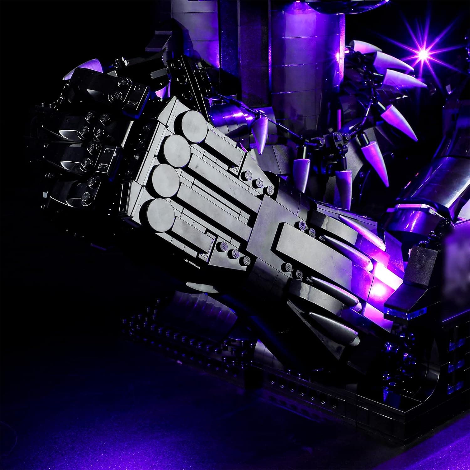 BRIKSMAX Kit d’éclairage à LED pour Lego Marvel Black Panther - Compatible with Lego 76215 Blocs de Construction Modèle- Pas inclure l’Ensemble Lego