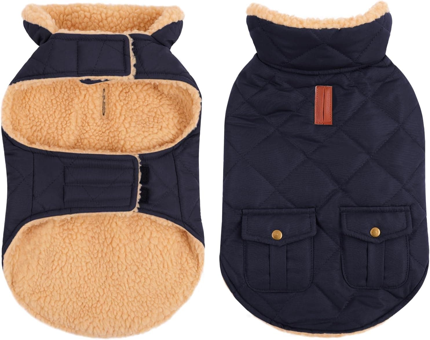 CITÉTOILE Manteau Chien d'hiver Chaud Veste Chien Chaude Bleu XS