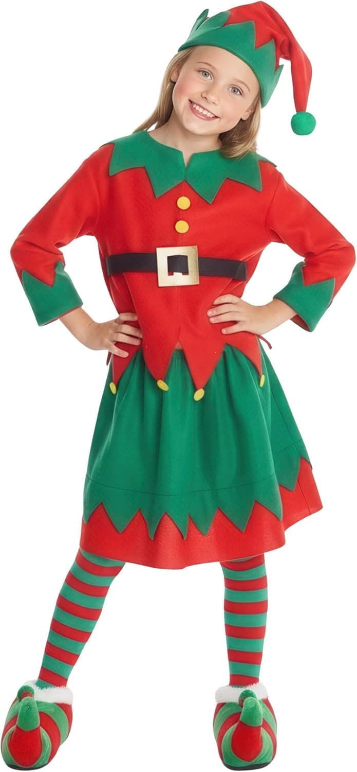 Morph Deguisement Lutin Enfant, Costume Lutin Halloween Fille