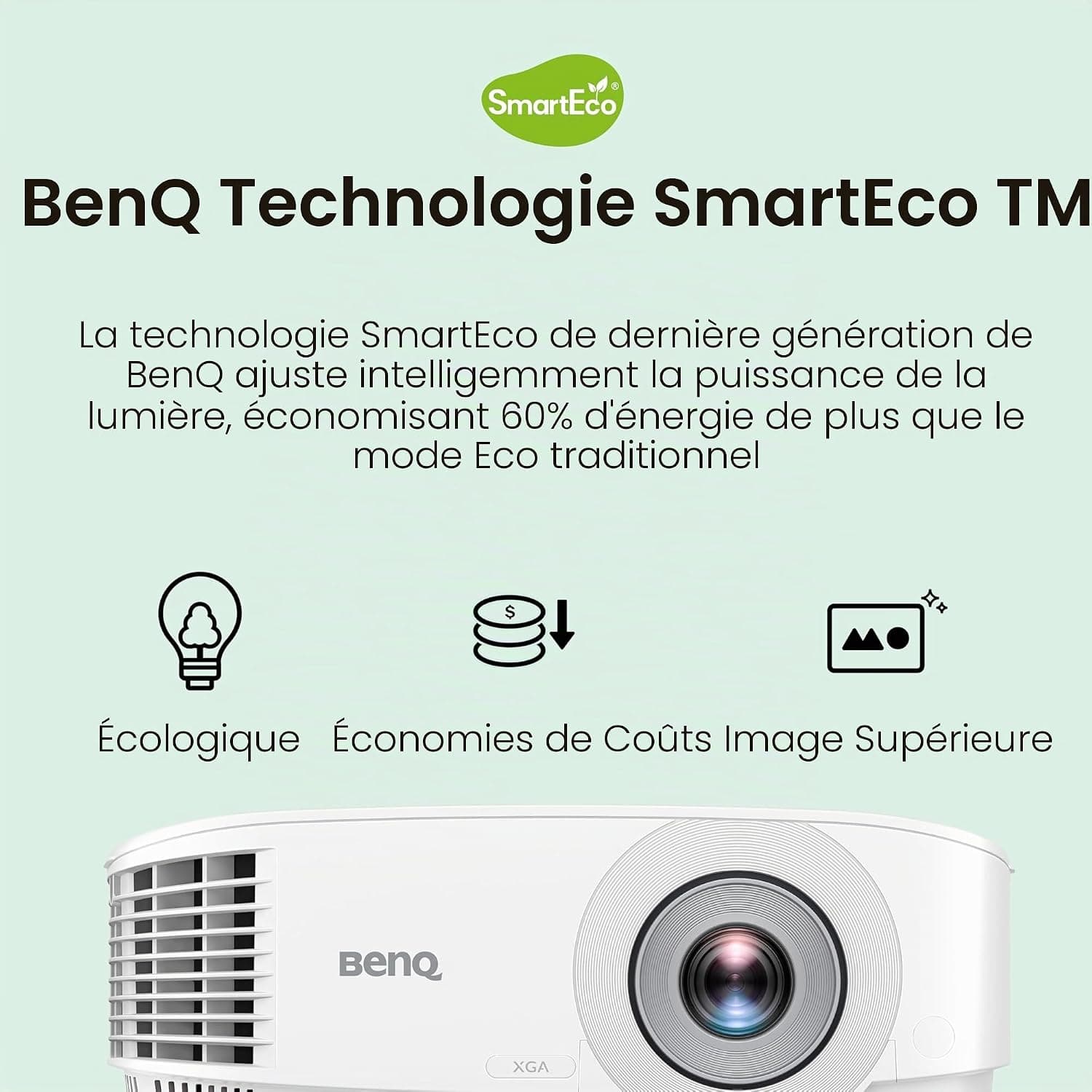 BenQ MW560C WXGA, DLP Projector 4000 lumens, 20000:1 Contrast, Easy Installation
