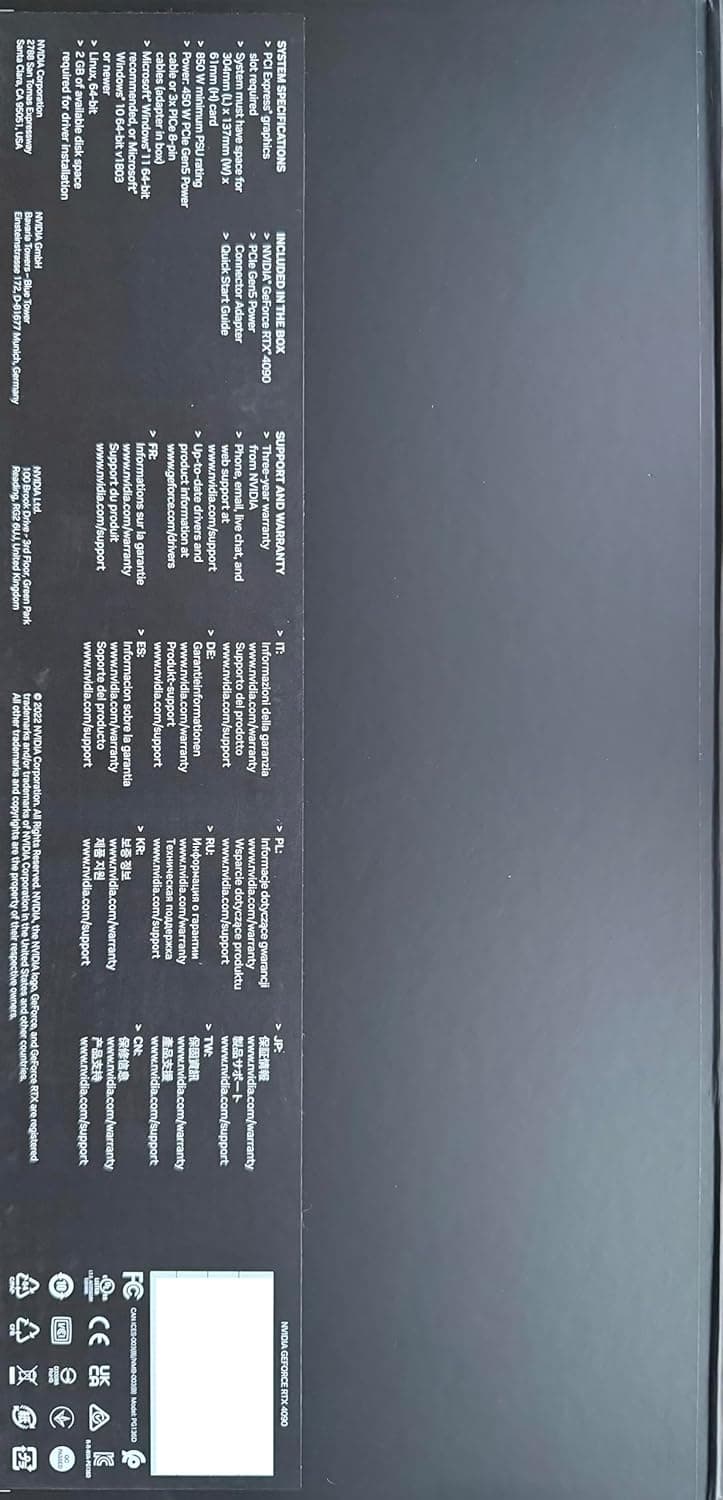 VIPERA NVIDIA Geforce RTX 4090 Founders Edition Carte graphique