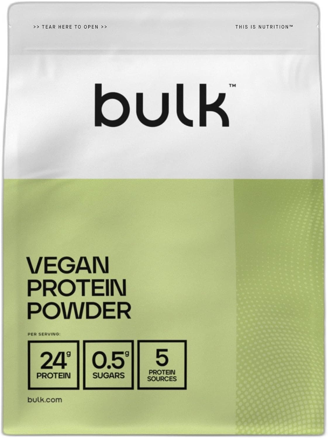 Bulk Vegan Protein Powder, Chocolate Orange, 2.5 kg | Shake protéiné végétal, New & Improved Formula