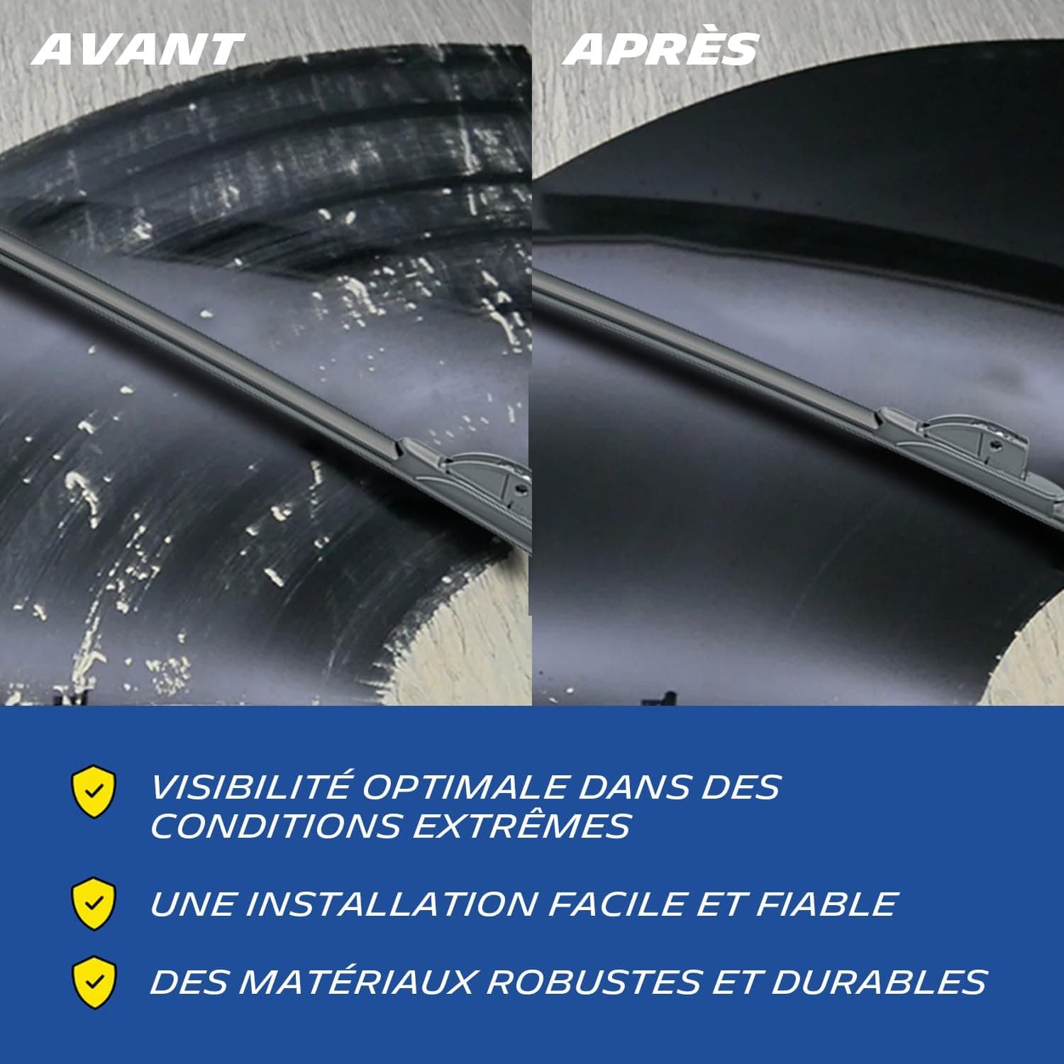 Michelin Stealth Ultra Balais d'essuie-glace - Kit de Balais - Longueur:500/500MM | Kit d'essuie-glaces Avant BMW 3 E30,Z3 E36 | Dacia Duster,Logan| Renault:Clio I,Duster | Volvo:740,940