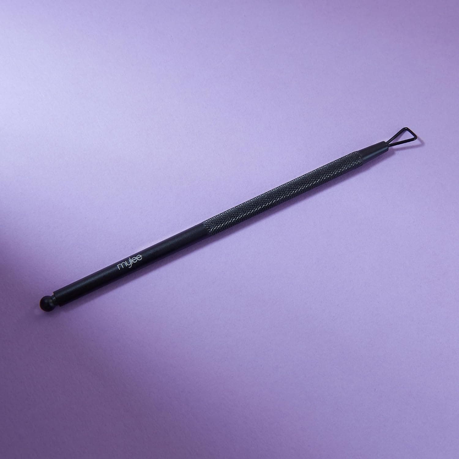 Mylee Grattoir à gel professionnel en acier inoxydable noir mat