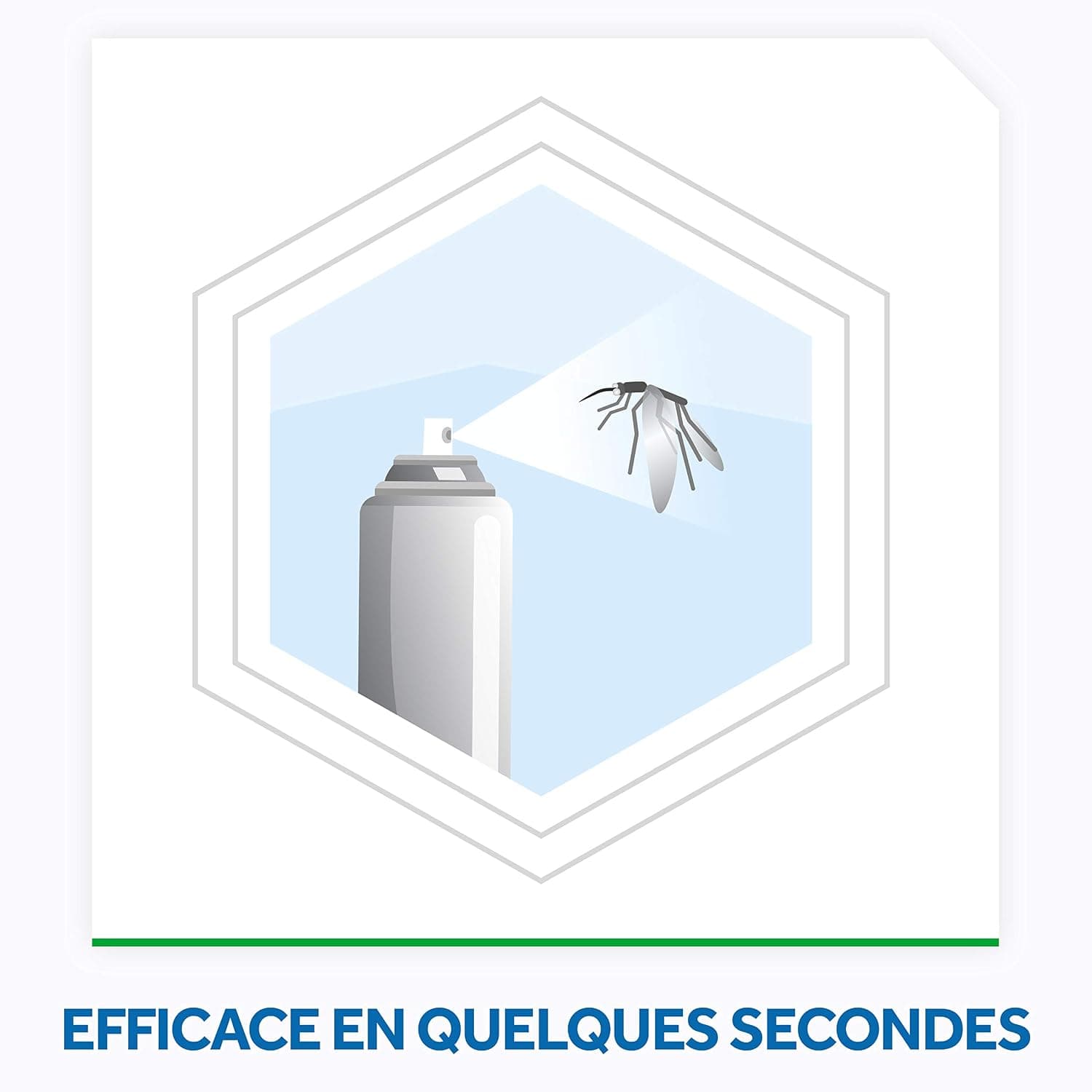 Raid Max Aérosol Mouches & Moustiques Action Rapide Longue Durée 400 ml