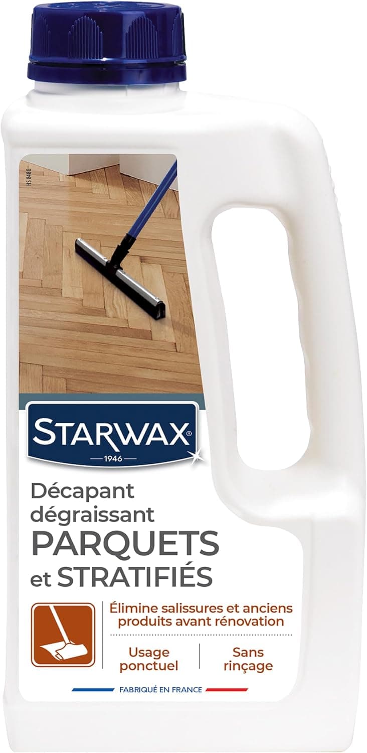 STARWAX Décapant dégraissant Parquets, 1L