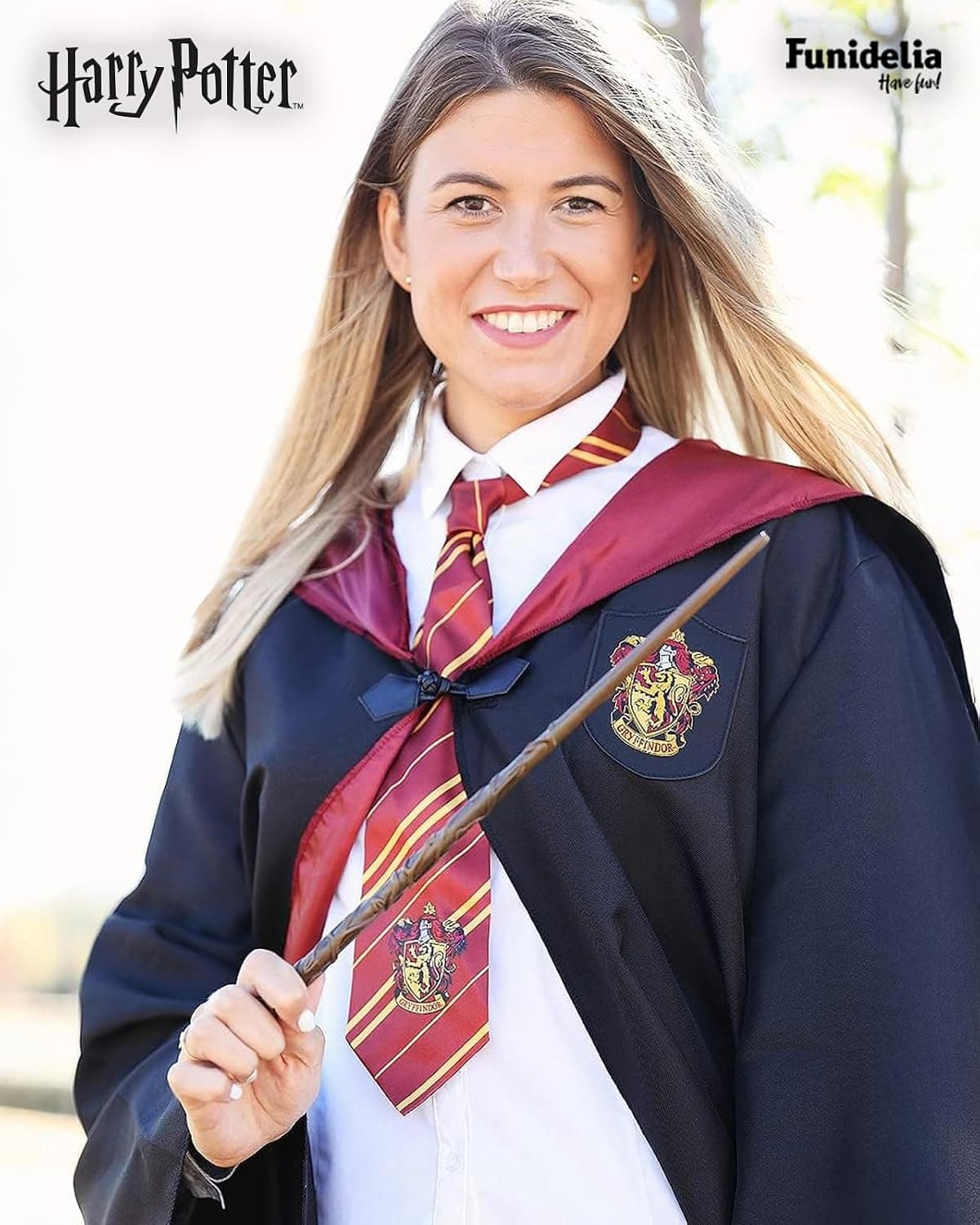 Funidelia Cravate Officielle Harry Potter pour homme. Produits dérivés pour offrir à Noël et anniversaires.