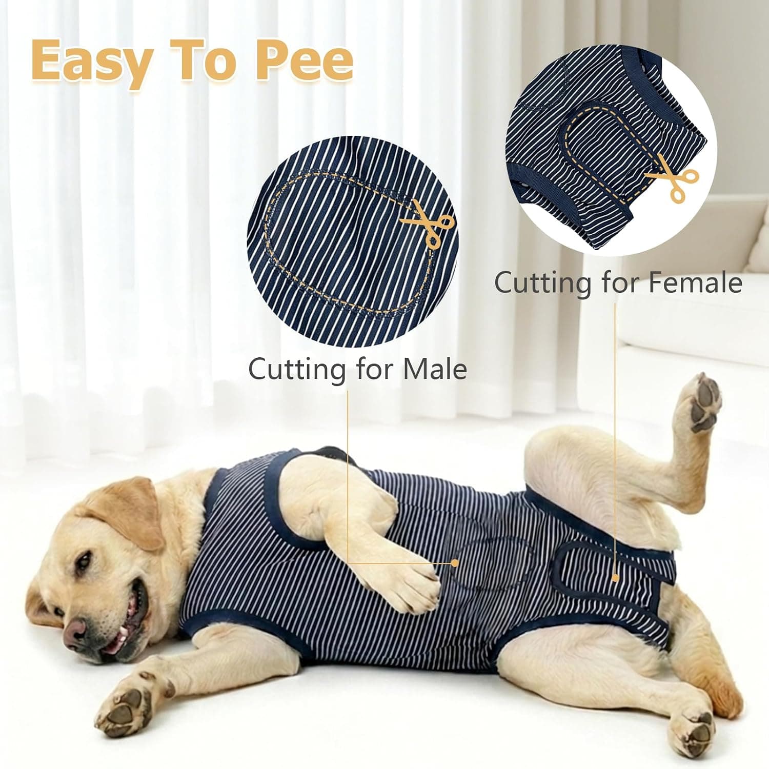 Dotoner Body Chien Post Operatoire Anti Lechage Femelle Combinaison de Convalescence pour Chiens Après Stérilisation Pyjama Chien Body Chirurgical Chien