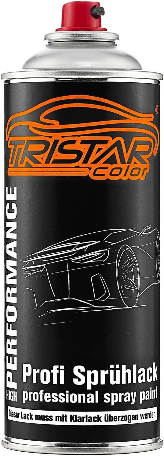 TRISTARcolor Bombe aérosol pour Mini B43 High Class Grey Metallic + vernis