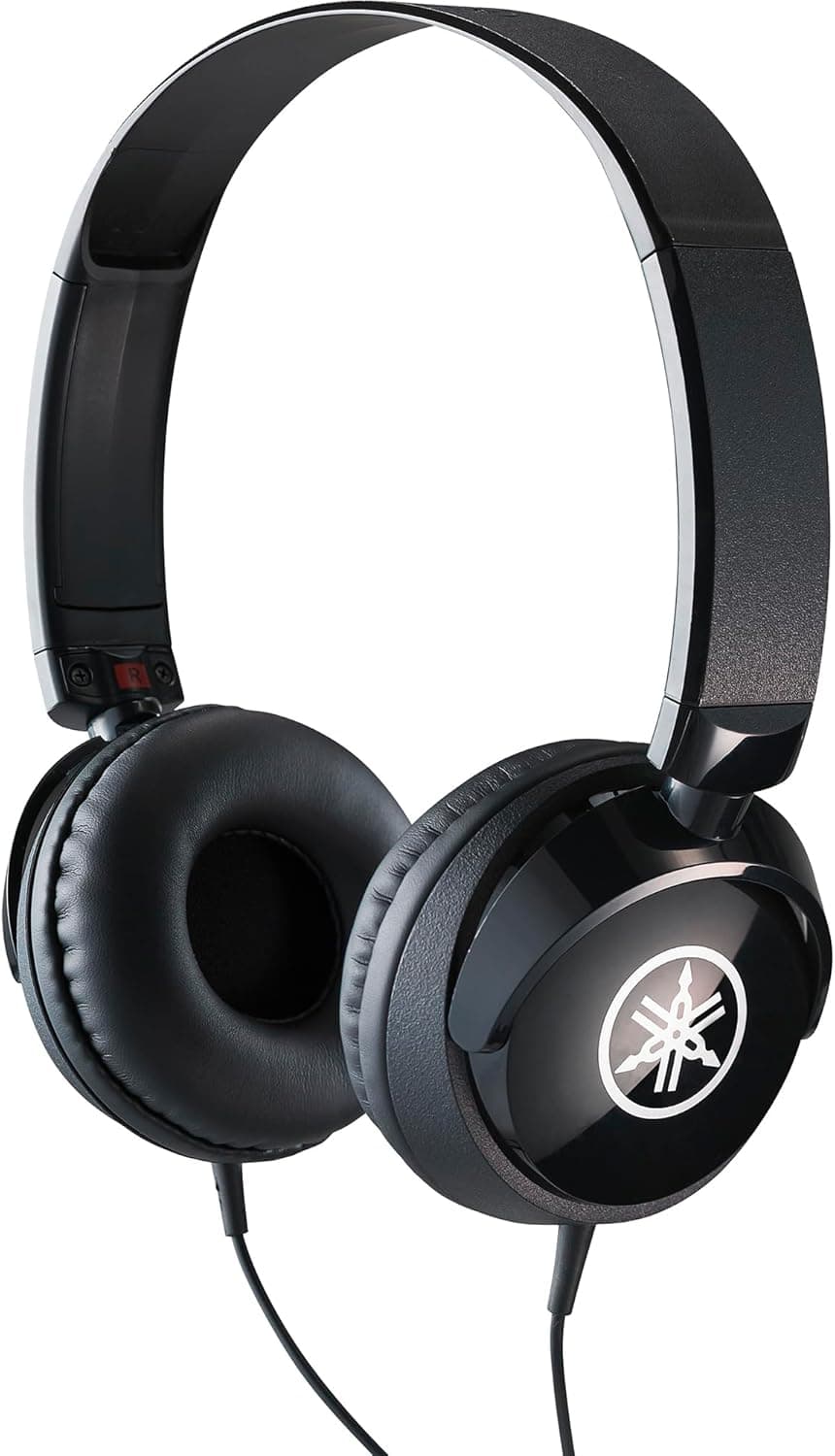 Yamaha HPH-50 – Casque audio compact pour piano numérique – Écouteurs filaires à la sonorité équilibrée – Noir