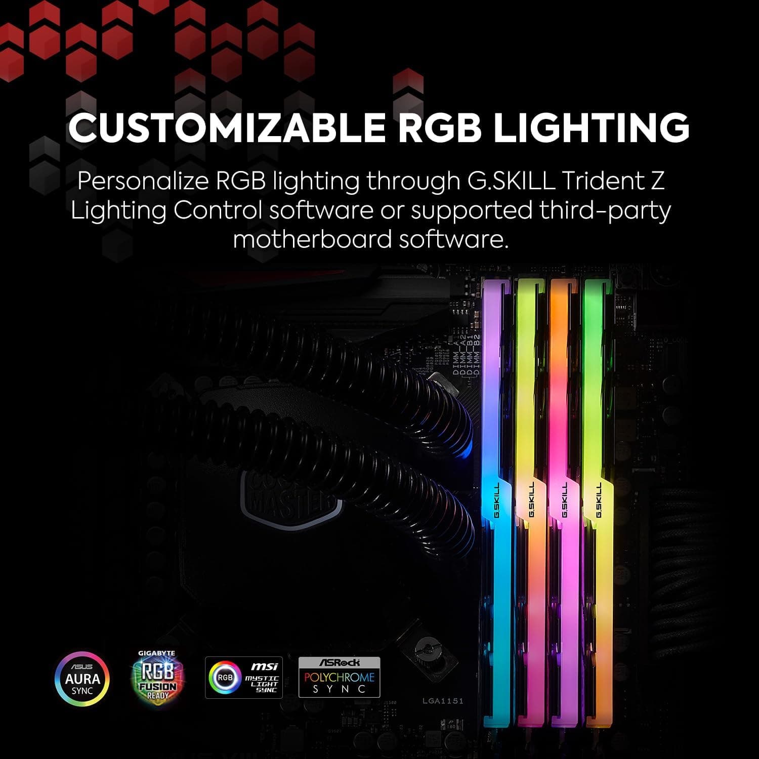 G.Skill Trident Z RGB 16GB DDR4 Module de mémoire 16 Go 2 x 8 Go 3200 MHz