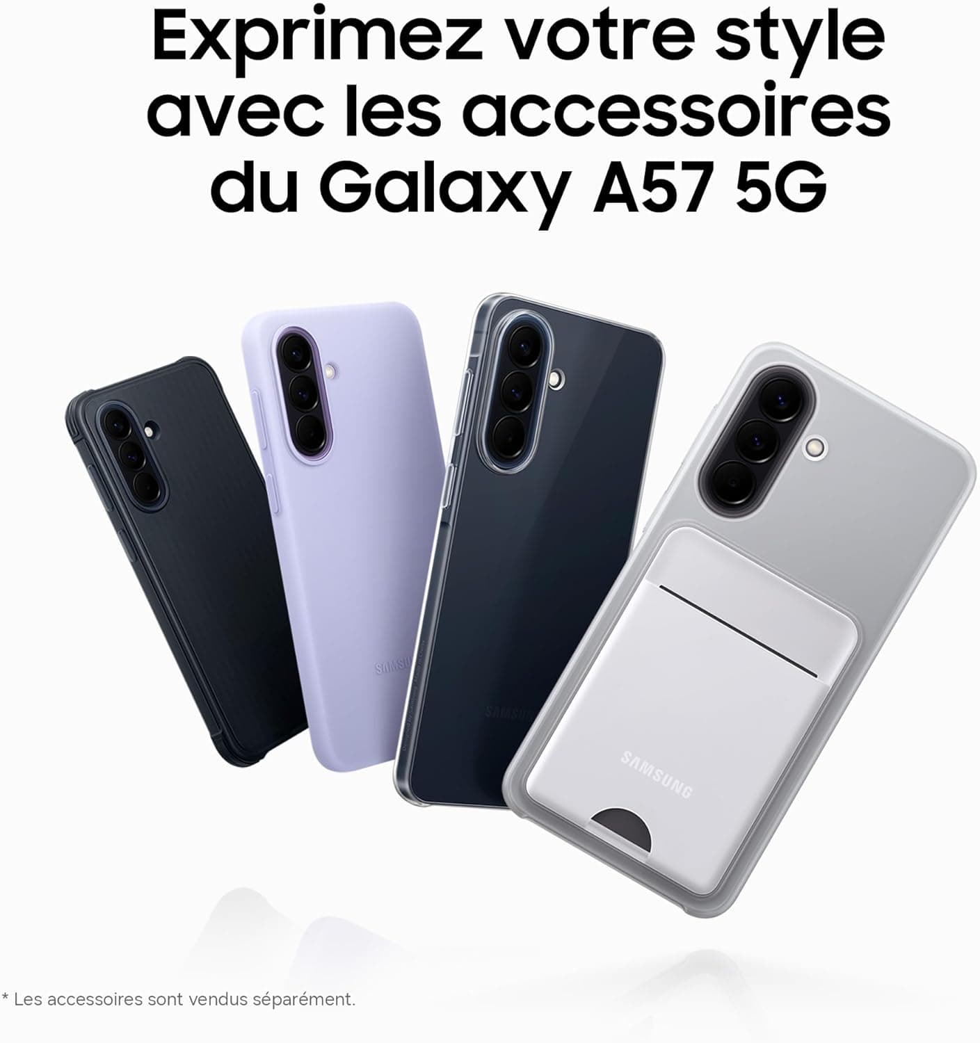 Samsung Galaxy A57 5G, Smartphone Android 5G avec l'IA Accessible à Tous, 256 Go, RAM 8 Go, Chargeur Secteur Rapide 25W Inclus, Smartphone déverrouillé, Bleu, Version FR