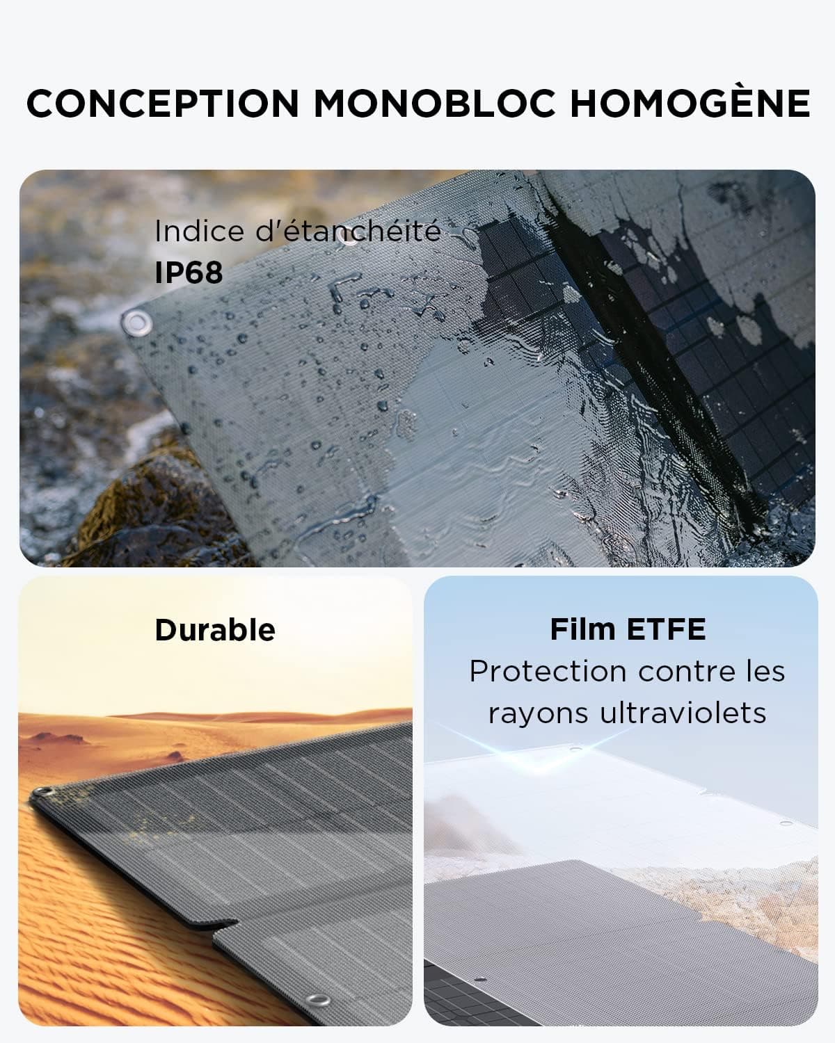 ECOFLOW Station électrique portable RIVER 2 MAX avec Panneau solaire 160W