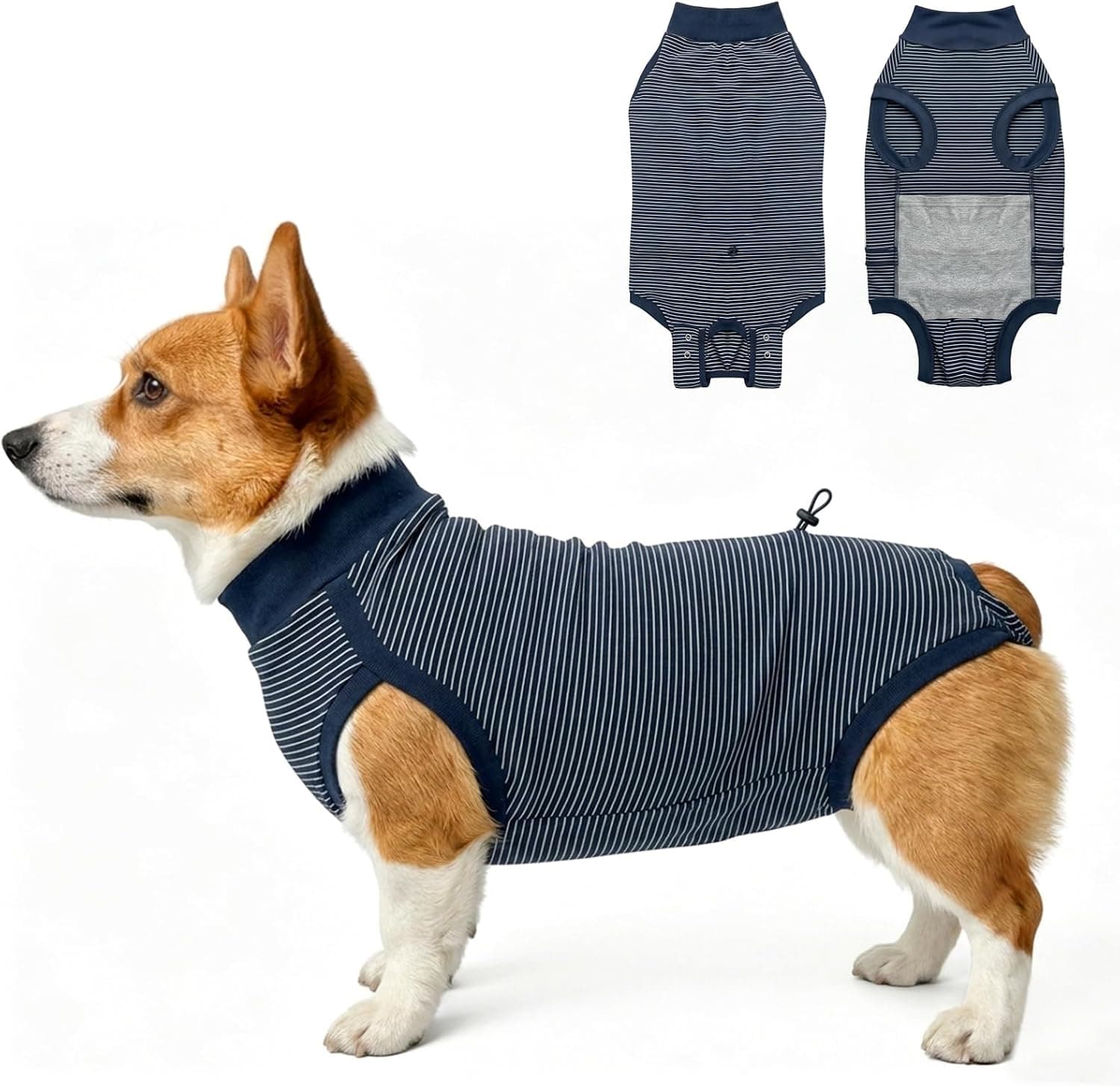 Dotoner Body Chien Post Operatoire Anti Lechage Femelle Combinaison de Convalescence pour Chiens Après Stérilisation Pyjama Chien Body Chirurgical Chien