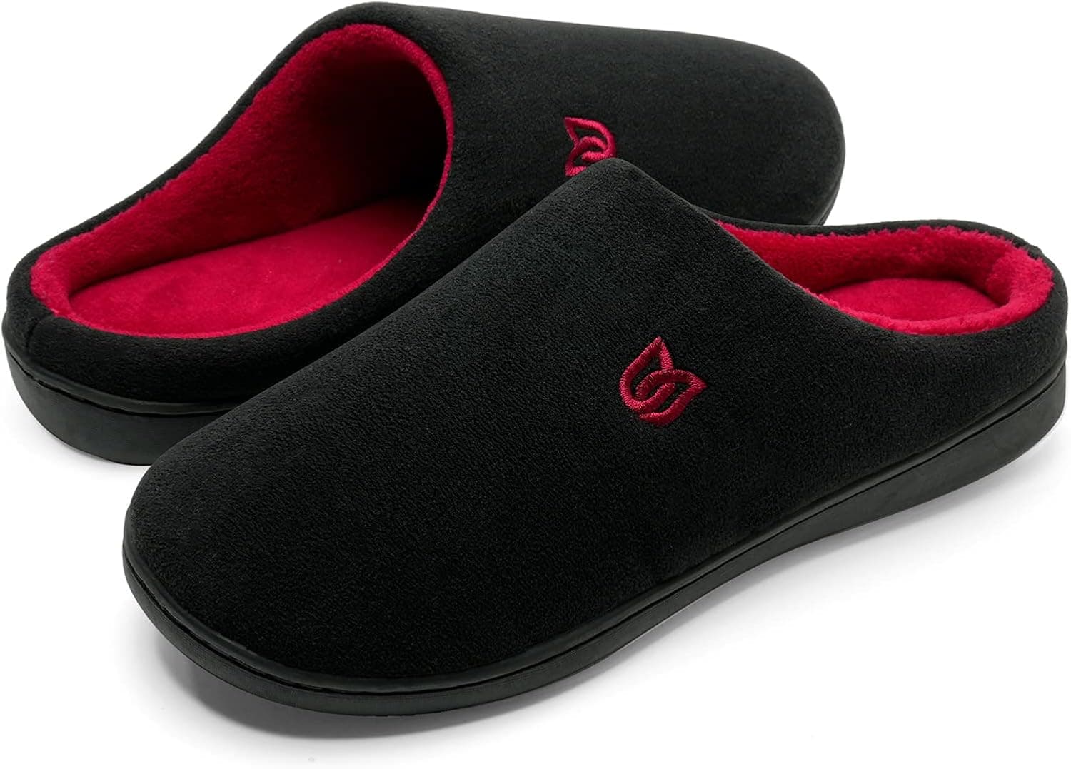 WateLves Chaussons Homme Pantoufle Femmes Hiver Court Peluche mémoire Mousse Chaud Coton Mixte Adulte